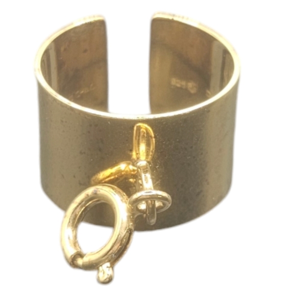 Gold Open Ring - Picture 2 of 9